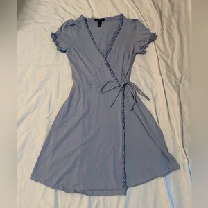 Forever 21 Blue Wrap Dress Size S